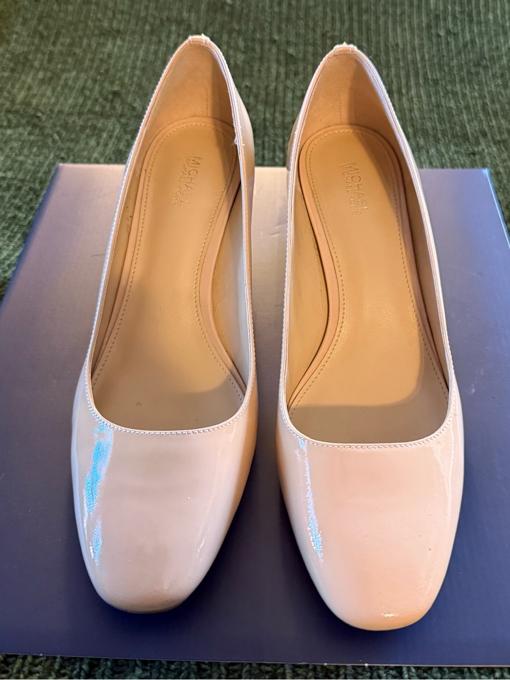Michael Kors Camel Patent Leather Pumps